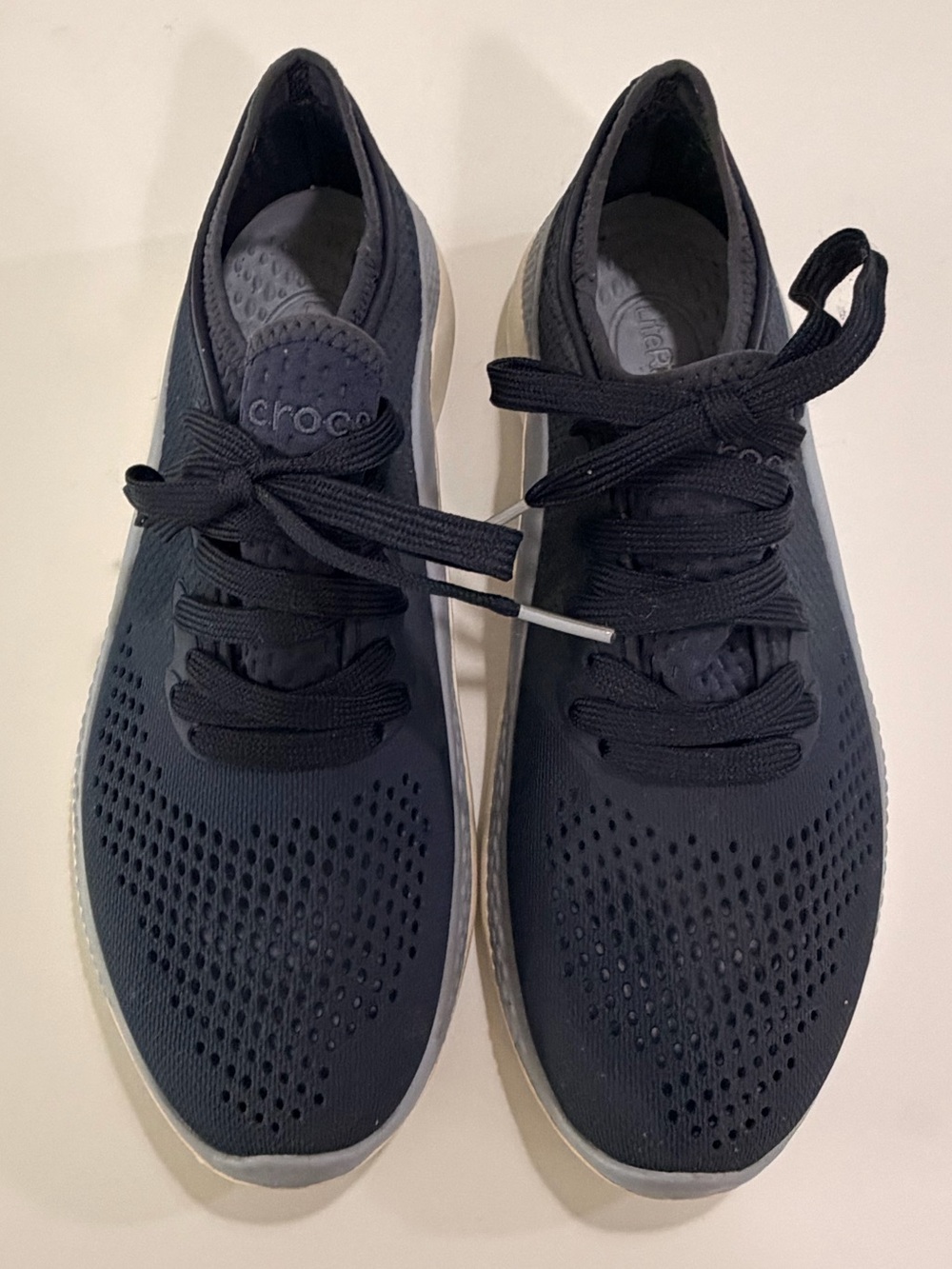 Crocs LiteRide 360 Pacer Lace Up Sneakers Navy Blue Women’s Size 9
